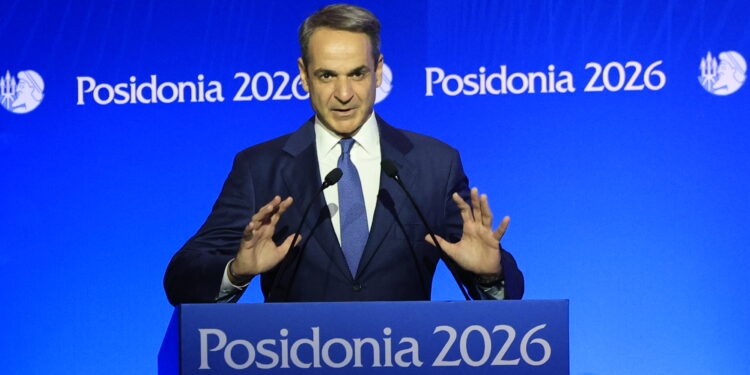 [387401] ΕΓΚΑΙΝΙΑ ΤΗΣ ΔΙΕΘΝΟΥΣ ΝΑΥΤΙΛΙΑΚΗΣ ΕΚΘΕΣΗΣ "ΠΟΣΕΙΔΩΝΙΑ 2026" ΠΑΡΟΥΣΙΑ ΤΟΥ ΠΡΩΘΥΠΟΥΡΓΟΥ ΚΥΡΙΑΚΟΥ ΜΗΤΣΟΤΑΚΗ  (ΓΙΩΡΓΟΣ ΚΟΝΤΑΡΙΝΗΣ / EUROKINISSI)