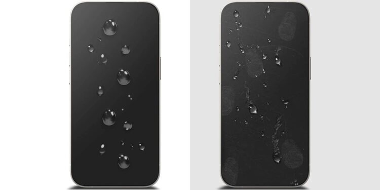 Oleophobic screen protector