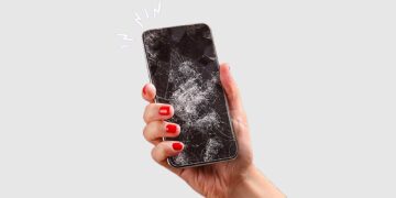 Screen cracked
