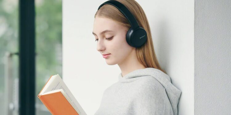 Sony Bluetooth headphones lifestyle