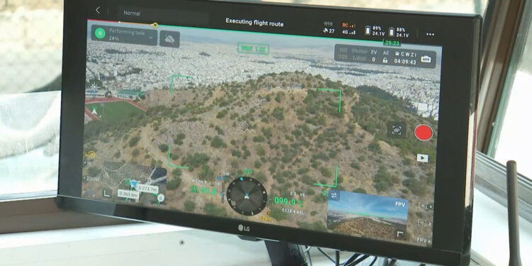Με drones και θερμικές κάμερες η επιτήρηση για πυρκαγιές στον Υμηττό – 24ωρη ετοιμότητα σε υψηλό κίνδυνο
