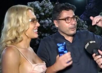Λάμπρος Κωνσταντάρας και Έλενα Τσαγκρινού στην πρώτη επίσημη κοινή τους εμφάνιση: «Είμαστε πολύ καλά, πάει εξαιρετικά»