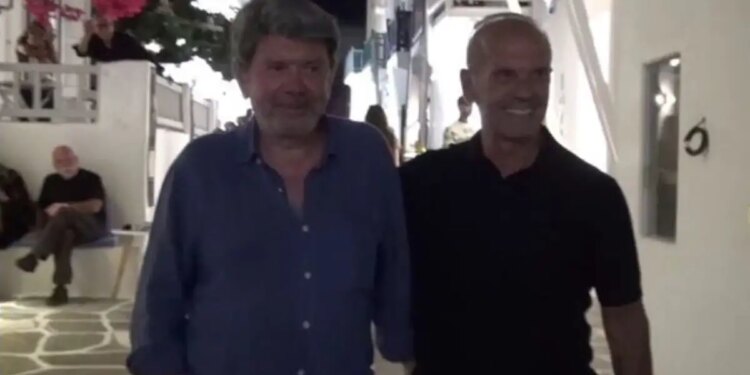 Πέτρος Κωστόπουλος και Γιάννης Λάτσιος σε κοινές διακοπές στη Μύκονο