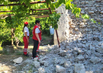 Ο Ελληνικός Ερυθρός Σταυρός στο πλευρό των σεισμόπληκτων της Βόρειας Εύβοιας