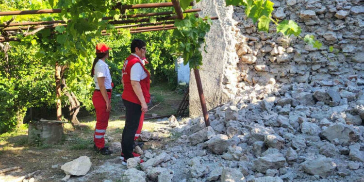 Ο Ελληνικός Ερυθρός Σταυρός στο πλευρό των σεισμόπληκτων της Βόρειας Εύβοιας