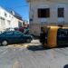 Τυχεροί στην ατυχία τους οι οδηγοί δύο οχημάτων που συγκρούστηκαν στον Αγ. Ιωάννη Χανίων