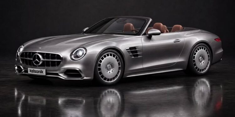 Μια Mercedes-AMG SL με ρετρό αναφορές