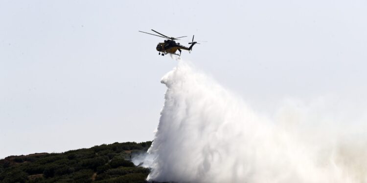 Υπό έλεγχο η πυρκαγιά στον Σταυρό Ευβοίας - ertnews.gr