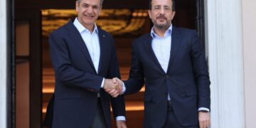 Μητσοτάκης: Η Ελλάδα στέκεται εμπράκτως στο πλευρό της Κύπρου - Χριστοδουλίδης: Ευρωπαϊκό πρόβλημα το Κυπριακό