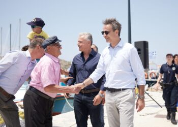 Τη Λέρο επισκέπτεται ο Κυριάκος Μητσοτάκης - Αύριο στο Αγαθονήσι