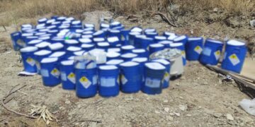 Θεσσαλονίκη: Έριχναν απόβλητα από συσκευασίες για σπινθηρογραφήματα σε υπαίθριο χώρο στο Φίλυρο