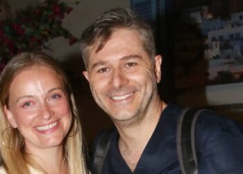 Αλέξανδρος Μπουρδούμης και Λένα Δροσάκη μαζί στα γενέθλια του γιου τους