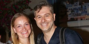 Αλέξανδρος Μπουρδούμης και Λένα Δροσάκη μαζί στα γενέθλια του γιου τους