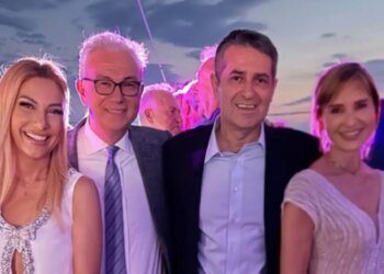 Γιώργος Μυλωνάκης – Τίνα Μεσσαροπούλου: Η πρώτη βραδινή έξοδος μετά την περιπέτεια υγείας
