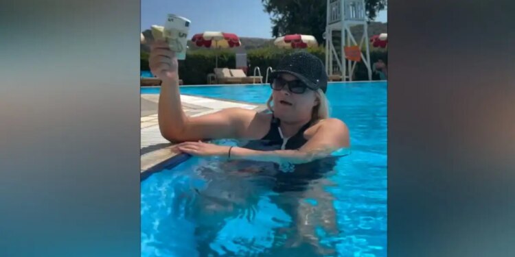 Η Χαρά Τσιώλη τρολάρει την Ιωάννα Τούνη για το βίντεο με τα χρήματα στο Μπαλί