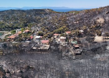Σαλαμίνα: Ξεκινά η καταγραφή των ζημιών μετά τη φονική πυρκαγιά με δύο νεκρούς και δέκα τραυματίες - ertnews.gr