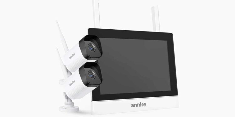ANKEE WTL500 5MP 4 Channel 2 Cameras Wireless NVR CCTV System