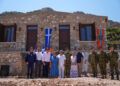 Εγκαίνια νέων ξενώνων στη νήσο Ρω, παρουσία του αρχηγού ΓΕΕΘΑ Δ. Χούπη