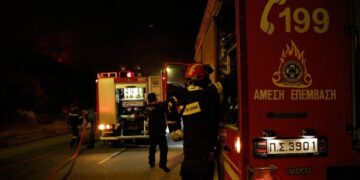 Υπό μερικό έλεγχο η φωτιά στο Βελεστίνο – Παραμένουν στο σημείο ισχυρές δυνάμεις της Πυροσβεστικής