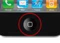 iphone 4 home button highlighted