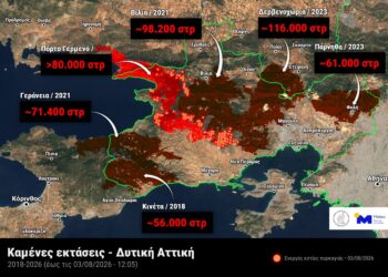 Δυτική Αττική: Περισσότερα από 480.000 στρέμματα έγιναν στάχτη από δασικές πυρκαγιές μέσα σε εννέα χρόνια - ertnews.gr