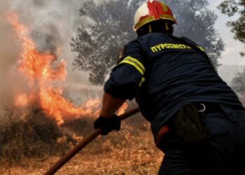 Ο χάρτης πρόβλεψης κινδύνου πυρκαγιάς για αύριο Τρίτη 18 Αυγούστου