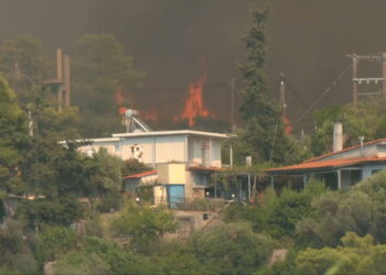 LIVE: Σε πύρινο κλοιό η Δυτική Αττική – Οι φλόγες περικύκλωσαν την Ψάθα, εκκενώνεται ο οικισμός – Δύσκολη κατάσταση σε Κανδήλι και Μέγαρα