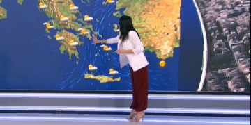 Καιρός: Διευρυμένη η ζώνη των 9 Μποφόρ – Επανεκτίμηση μετά το μεσημέρι – Πρόγνωση με την Αναστασία Τυράσκη