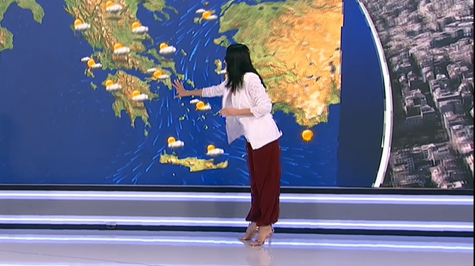 Καιρός: Διευρυμένη η ζώνη των 9 Μποφόρ – Επανεκτίμηση μετά το μεσημέρι – Πρόγνωση με την Αναστασία Τυράσκη