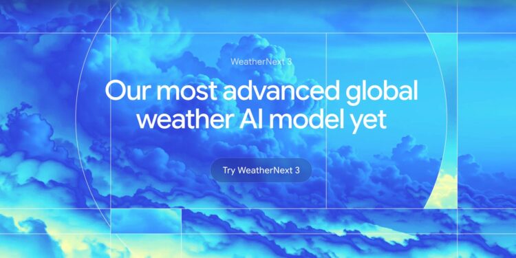 Google WeatherNext 3