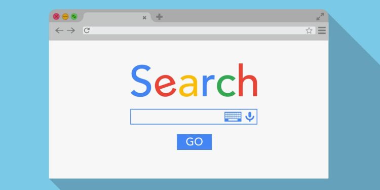 Google search screen