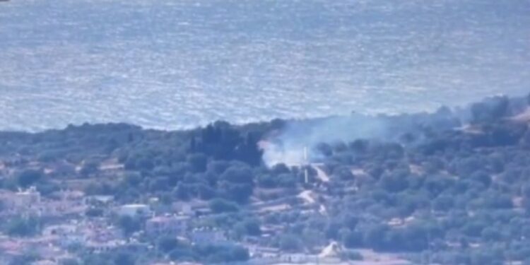 Χίος: Υπό έλεγχο η φωτιά στα Νένητα – Συνελήφθη η υπαίτια και επιβλήθηκε πρόστιμο 2.060 ευρώ