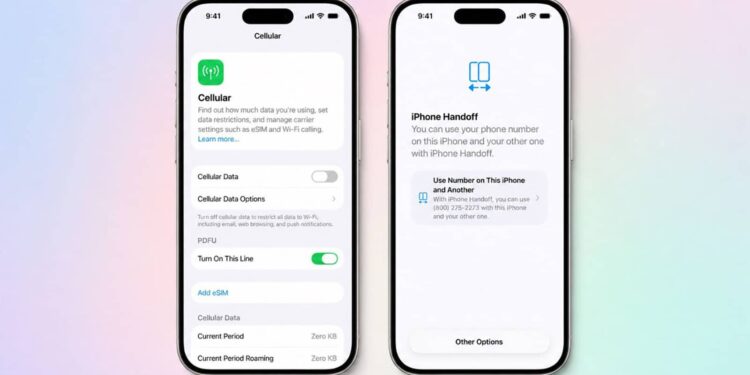 iOS 27 Hand-off