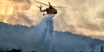 Οριοθετήθηκε η πυρκαγιά στο Μουρίκι Αχαΐας