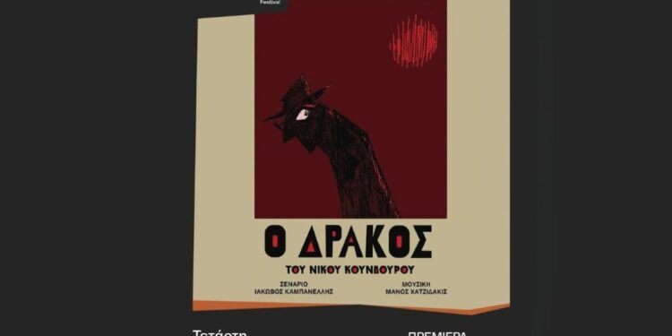 Με τον «Δράκο» του Νίκου Κούνδουρου κάνει πρεμιέρα το 14ο Φεστιβάλ Κινηματογράφου Χανίων στις 21 Οκτώβρη