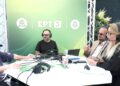 Επίσκεψη Ρ. Δούρου στο Περίπτερο της ΕΡΤ στην 90η ΔΕΘ