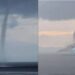 Διπλός υδροστρόβιλος ανάμεσα σε Κουφονήσι και Κέρο – Εντυπωσιακές εικόνες