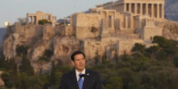 Live η ομιλία του Μάρκο Ρούμπιο στην Πνύκα: «Υπόδειγμα συμμάχου η Ελλάδα»