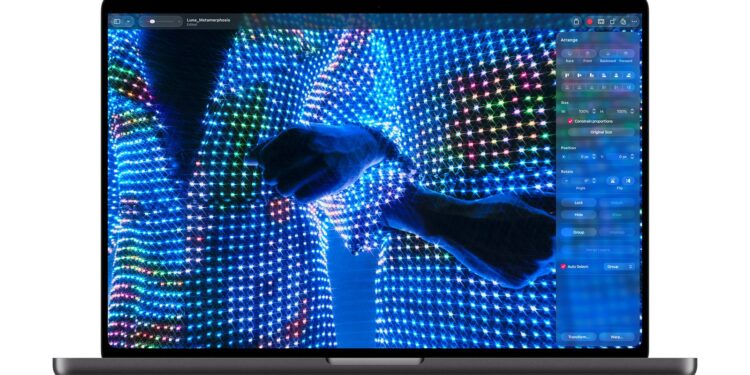 Apple MacBook Pro with PROLED XDR Display Pixelmator Pro