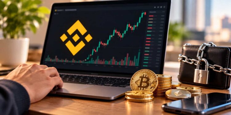 Locked Crypto Trading Workspace