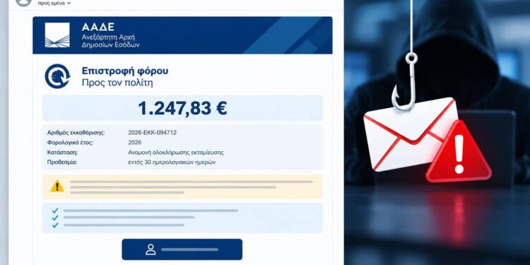 Phishing Alert Fake Tax Refund Email