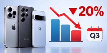 Smartphone Market Decline Infographic
