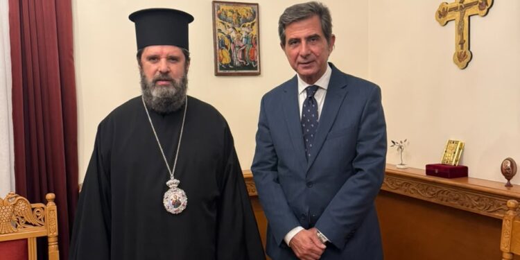 Συνάντηση στα Τίρανα του υπουργού Μακεδονίας – Θράκης Κώστα Γκιουλέκα με τον Αρχιεπίσκοπο Αλβανίας Ιωάννη